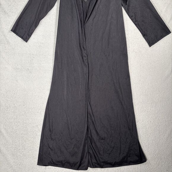 Vintage Paramount S Robe Peignoir Duster Victorian Goth Whimsigoth Witchy Occult - Picture 3 of 16